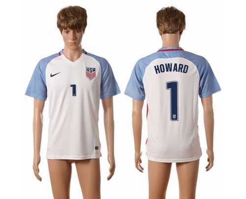USA #1 Howard Home Soccer Country Jersey