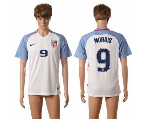 USA #9 Morris Home Soccer Country Jersey