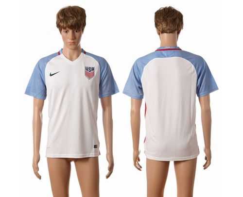 USA Blank Home Soccer Country Jersey