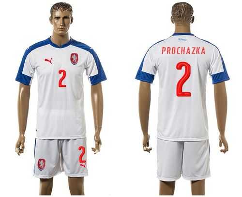 Czech #2 Prochazka Away Soccer Country Jersey