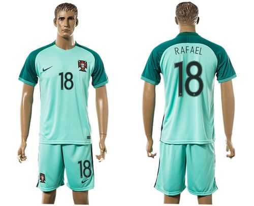 Portugal #18 Raphael Away Soccer Country Jersey
