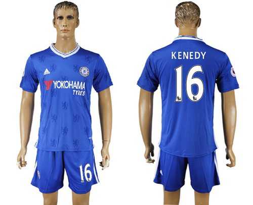 Chelsea #16 Kenedy Home Soccer Club Jersey