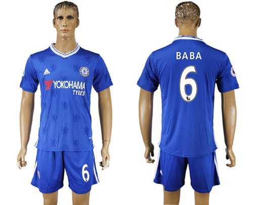 Chelsea #6 Baba Home Soccer Club Jersey
