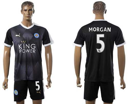 Leicester City #5 Morgan Away Soccer Club Jersey