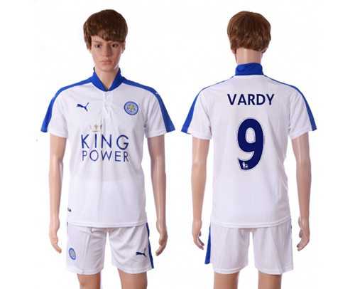 Leicester City #9 Vardy SEC Away Soccer Club Jersey