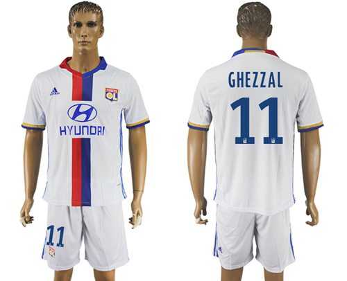Lyon #11 Ghezzal Home Soccer Club Jersey