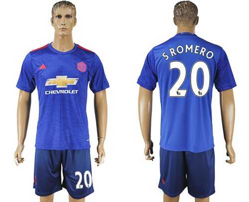 Manchester United #20 Sromero Away Soccer Club Jersey