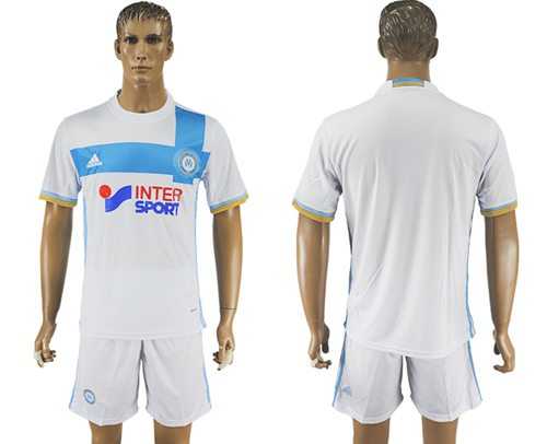 Marseille Blank Home Soccer Club Jersey