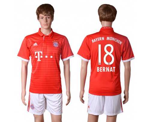 Bayern Munchen #18 Bernat Home Soccer Club Jersey