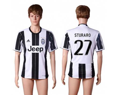 Juventus #27 Sturaro Home Soccer Club Jersey