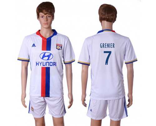 Lyon #7 Grenier Home Soccer Club Jersey