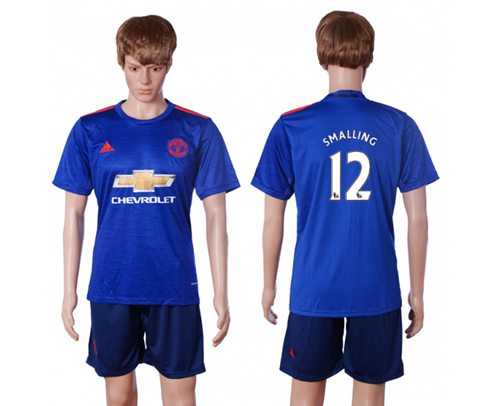 Manchester United #12 Smalling Away Soccer Club Jersey