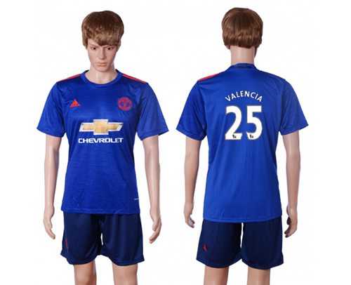 Manchester United #25 Valencia Away Soccer Club Jersey