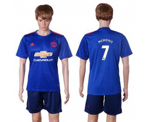 Manchester United #7 Memphis Away Soccer Club Jersey