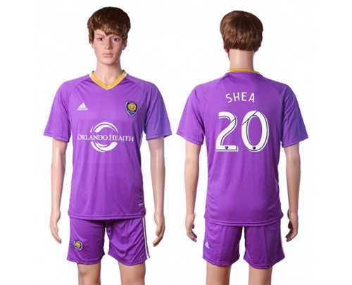 Orlando City SC #20 Shea Purple Soccer Club Jersey