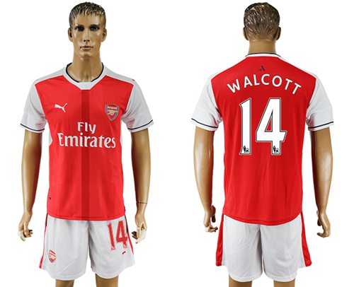 Arsenal #14 Walcott Home Soccer Club Jersey