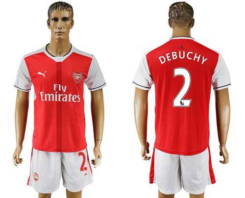 Arsenal #2 Debuchy Home Soccer Club Jersey