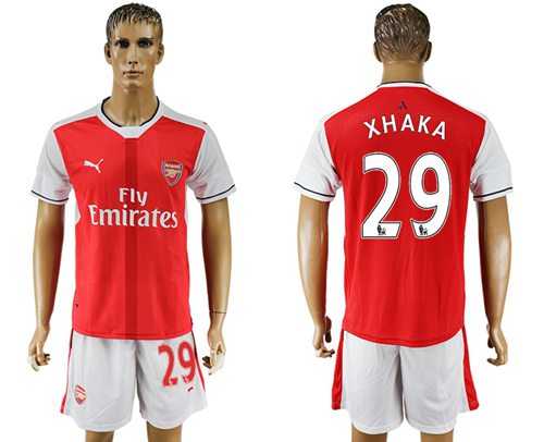 Arsenal #29 Xhaka Home Soccer Club Jersey
