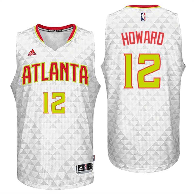 Atlanta Hawks #12 Dwight Howard Home White New Swingman Jersey