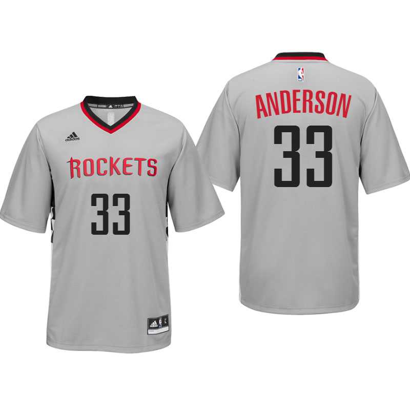 Houston Rockets #33 Ryan Anderson Alternate Gray New Swingman Jersey