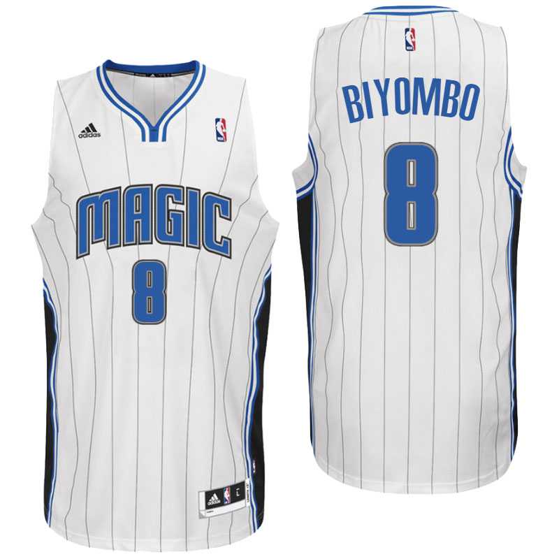 Orlando Magic #8 Bismack Biyombo Home White New Swingman Jersey Orlando Magic #8 Bismack Biyombo Home White New Swingman Jersey