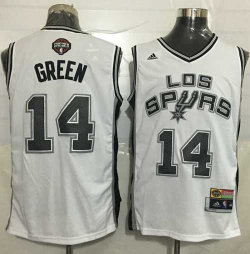 San Antonio Spurs #14 Danny Green White Latin Nights Stitched NBA Jersey