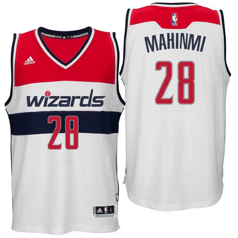 Washington Wizards #28 Ian Mahinmi Home White New Swingman Jersey
