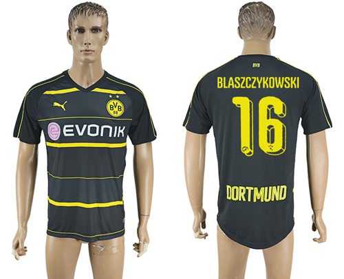 Dortmund #16 Blaszczykowski Away Soccer Club Jersey