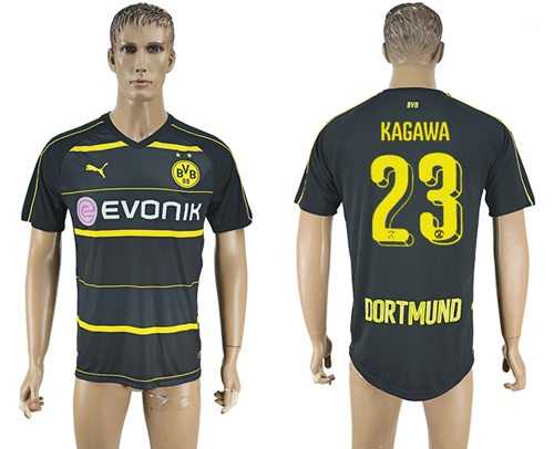 Dortmund #23 Kagawa Away Soccer Club Jersey