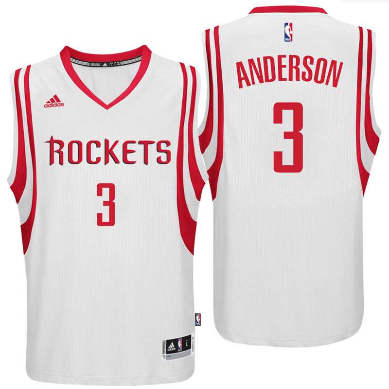 Houston Rockets #3 Ryan Anderson 2016 Home White New Swingman Jersey
