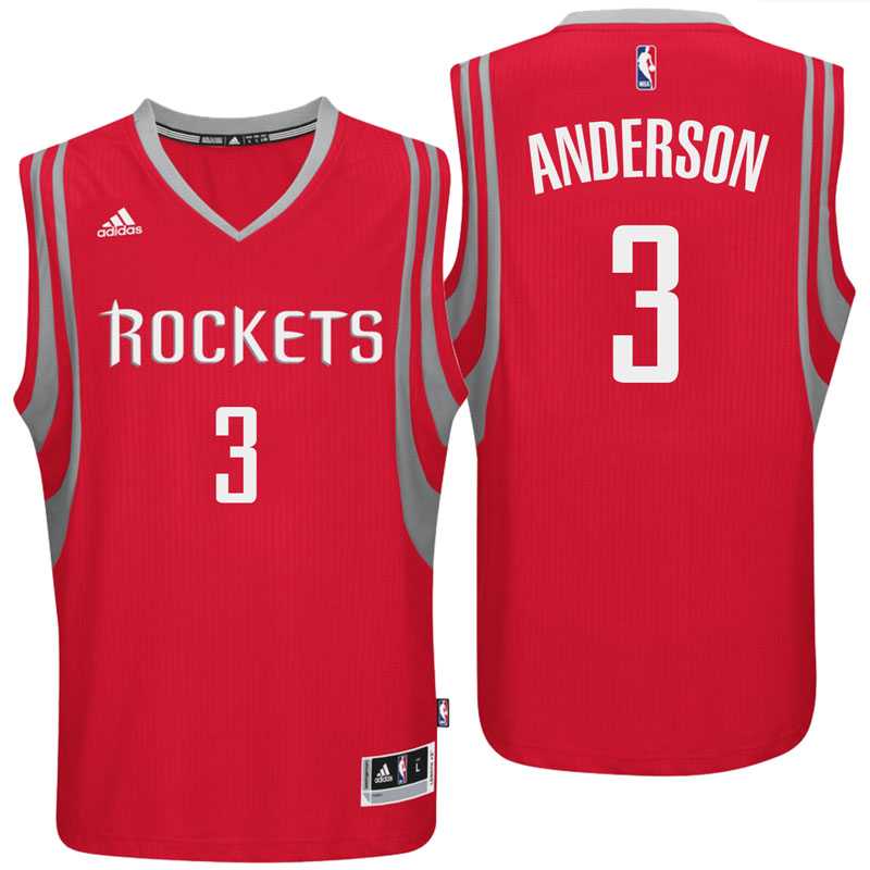 Houston Rockets #3 Ryan Anderson 2016 Road Red New Swingman Jersey