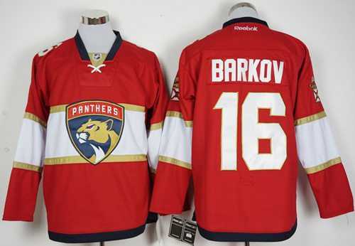 Florida Panthers #16 Aleksander Barkov Red New Stitched NHL Jersey