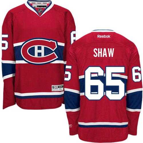 Montreal Canadiens #65 Andrew Shaw Red Home Stitched NHL Jersey