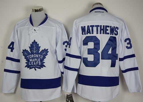 Toronto Maple Leafs #34 Auston Matthews White New Stitched NHL Jersey