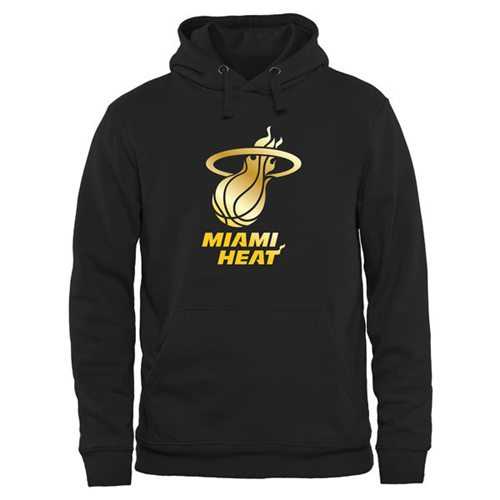 Miami Heat Gold Collection Pullover Hoodie Black
