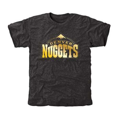 Denver Nuggets Gold Collection Tri-Blend T-Shirt Black