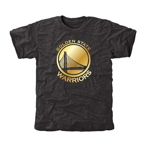 Golden State Warriors Gold Collection Tri-Blend T-Shirt Black