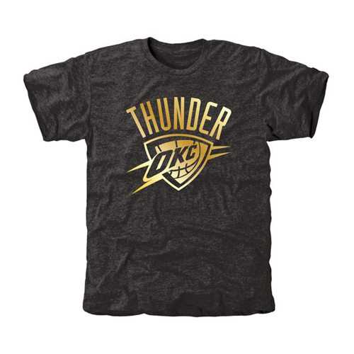 Oklahoma City Thunder Gold Collection Tri-Blend T-Shirt Black