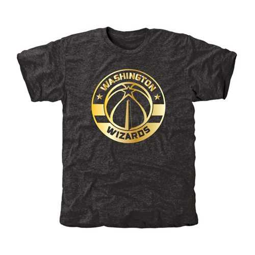 Washington Wizards Gold Collection Tri-Blend T-Shirt Black