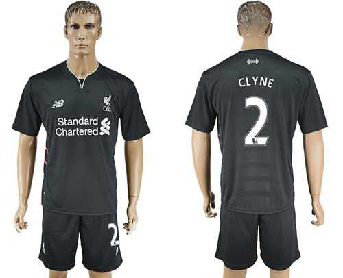 Liverpool #2 Clyne Away Soccer Club Jersey