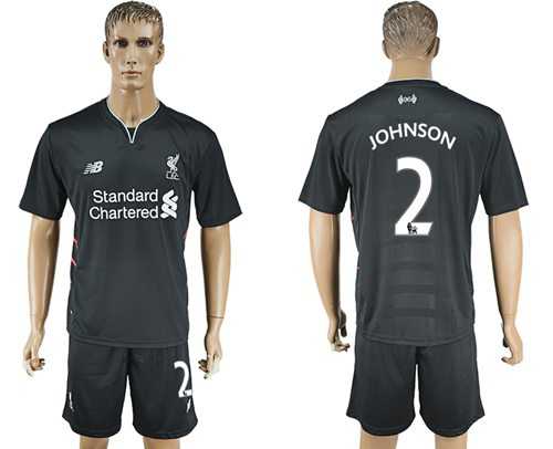 Liverpool #2 Johnson Away Soccer Club Jersey