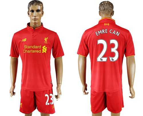 Liverpool #23 Emre Can Red Home Soccer Club Jersey