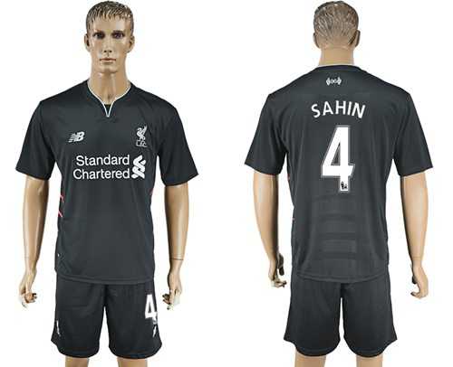 Liverpool #4 Sahin Away Soccer Club Jersey