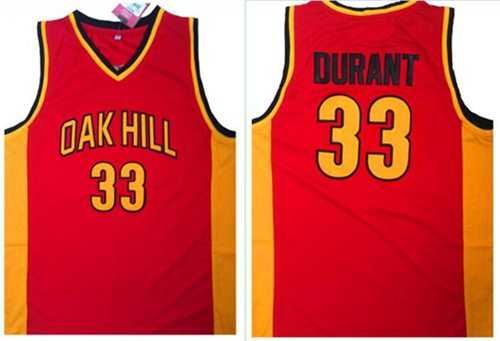 Golden State Warriors #33 Kevin Durant Red Oak Hill Academy High School Stitched NBA Jersey Golden State Warriors #33 Kevin Durant Red Oak Hill Academy High School Stitched NBA Jersey