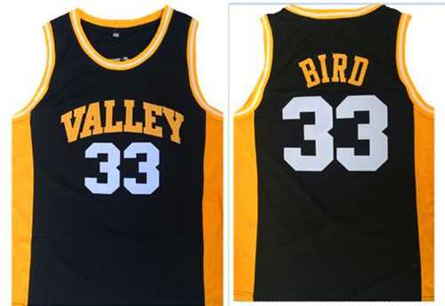 Boston Celtics #33 Larry Bird Black Springs Valley High School Stitched NBA Jersey