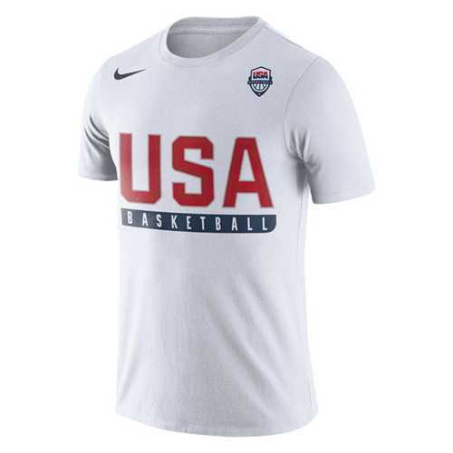 Team USA Basketball Nike Practice Dri-FIT T-Shirt White