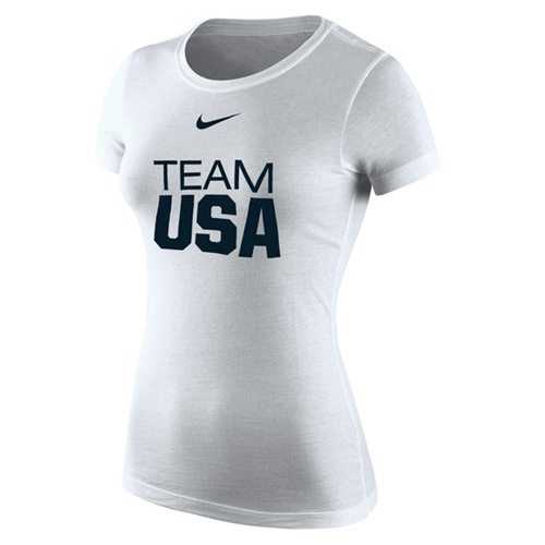 Women's Team USA Nike Core Team T-Shirt White
