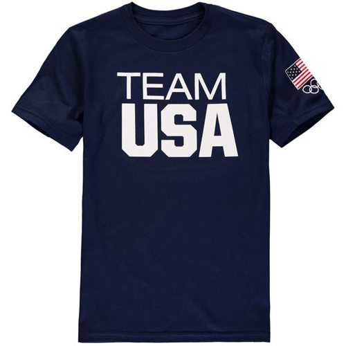 Youth Team USA Coast To Coast T-Shirt Navy