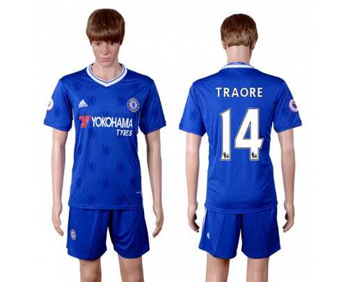 Chelsea #14 Traore Home Soccer Club Jersey