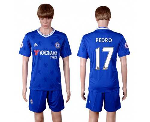 Chelsea #17 Pedro Home Soccer Club Jersey